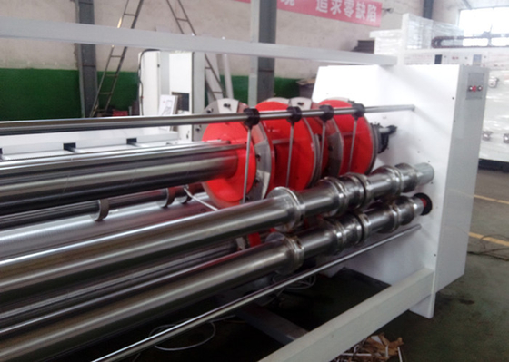 ประเทศจีน ประเภทการป้อนกระดาษ Chain Printer / Eccentric Slotter เครื่อง 60 Pcs / Min Speed ผู้ผลิต