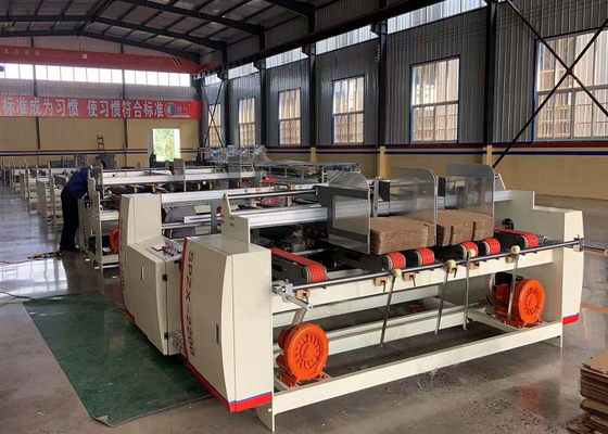 ประเทศจีน เครื่องจักร Gluer โฟลเดอร์แผ่นคู่สำหรับการทำกล่องกระดาษลูกฟูก ผู้ผลิต